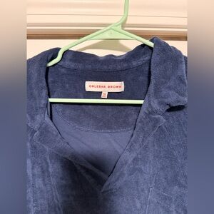 Orlebar Brown Deep Blue Terry Shirt